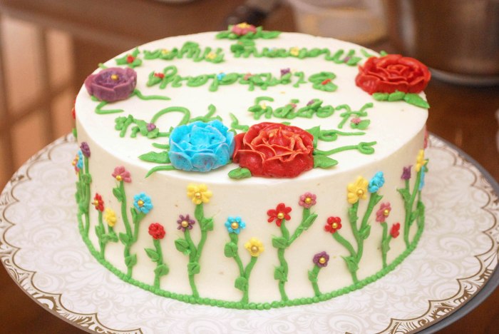 How to make decorate a birthday cake