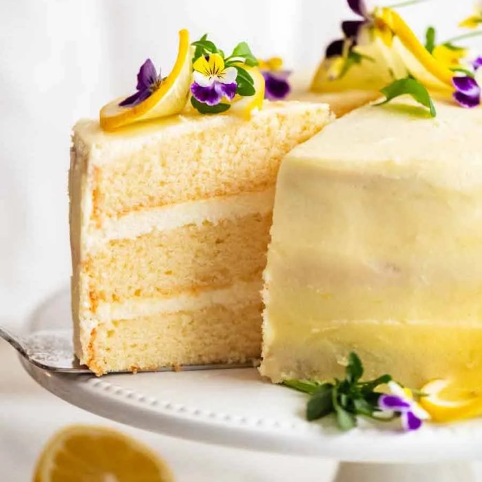 How to use lemons to decorate a cake