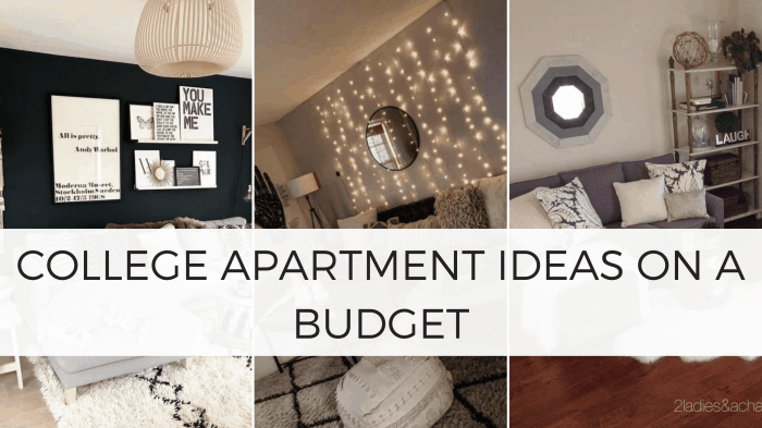 How to decorate college apartment on a budget