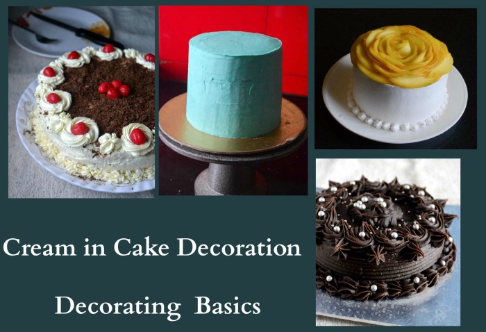 How to make cake decorate cream