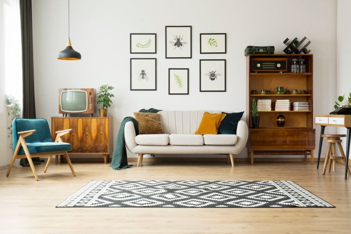 How to decorate living room simple