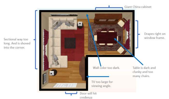 How to decorate a l shape room