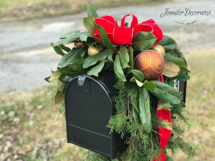 How to make a decoration for your mailbox