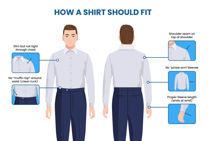 Measure for mens dress shirt