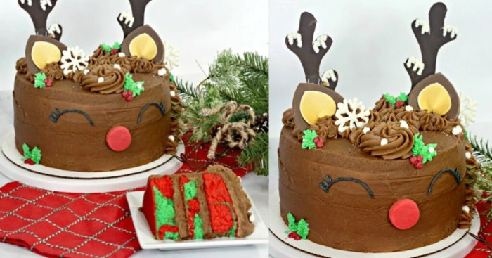 How to make a reindeer cake decoration